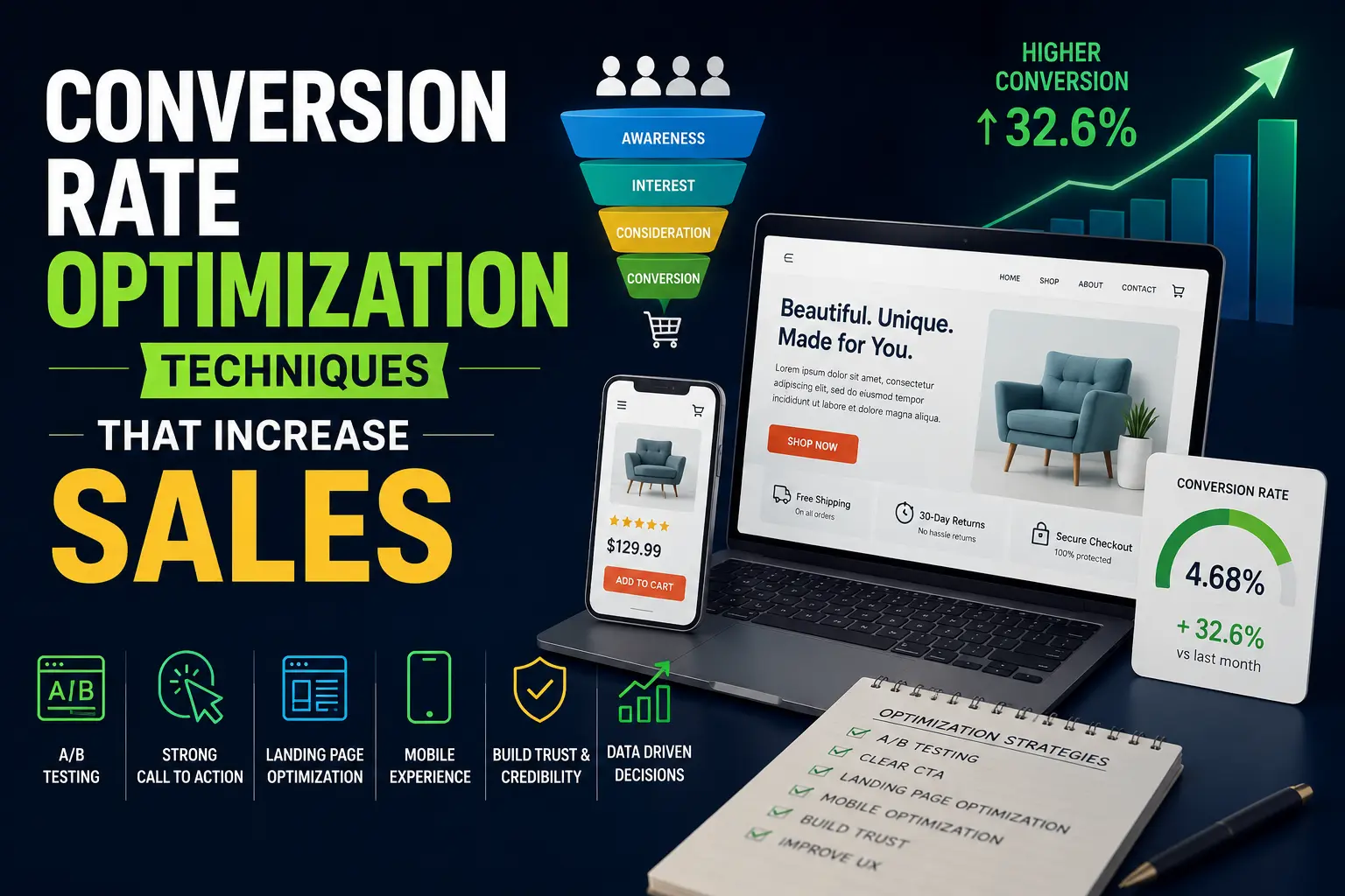Conversion Rate Optimization Techniques That Increase Sales