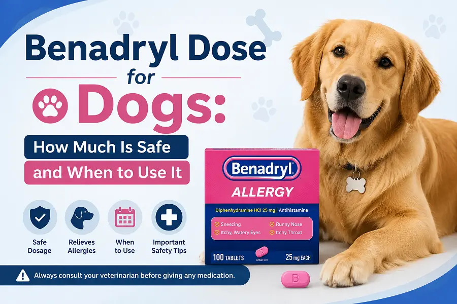 benadryl dose for dogs